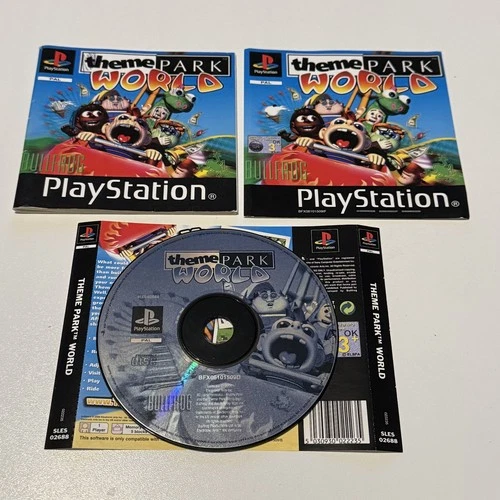 THEME PARK WORLD Black Label PS1 - No Case