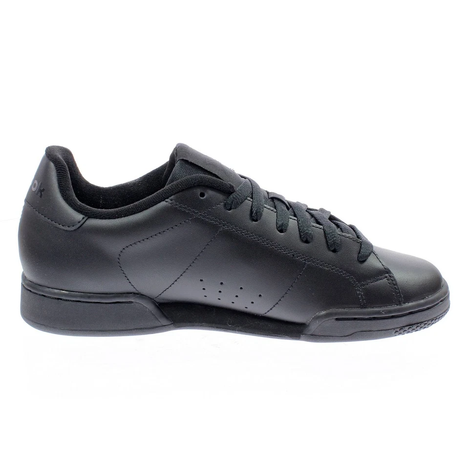 Reebok Npc Ii - Sneakers Tennis Rètro Total Black Nero - Uomo Scarpe Sneakers - Immagine 2 di 3