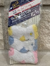 J Gold Bug Vintage 1983 Cotton Blend Baby Girl Socks 0-3 Months