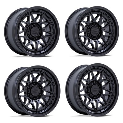 Set 4 20'' Pro Comp Alloys PA202 Basecamp Matte Black 20x9 Wheels 5x5 0mm Rims