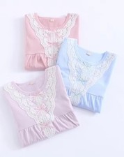 NIGHTGOWN WITH LACE-LYL-86117A