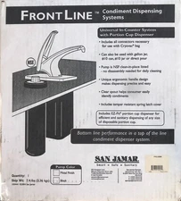 San Jamar In-Counter Condiment Dispensing System With Portion Cup Dispenser