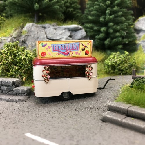 Caravane Nagetusch "Stand de gourmandises"-HO 1/87-BUSCH 51758 | Condition: Neuf