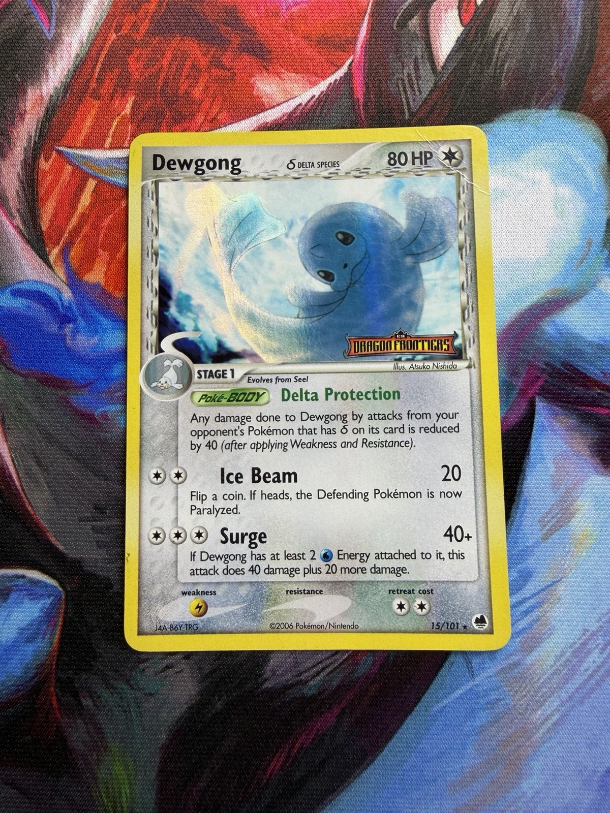 Dewgong (Delta Species) 15/101 Dragon Frontiers Reverse Holo