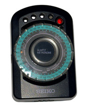 Seiko SQ44 Quartz Metronome Black Compact Professional Guitar Piano Violin Drum