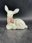Vintage Fenton “Pearly Sentiments" Opalescent Glass Deer Fawn Figurine