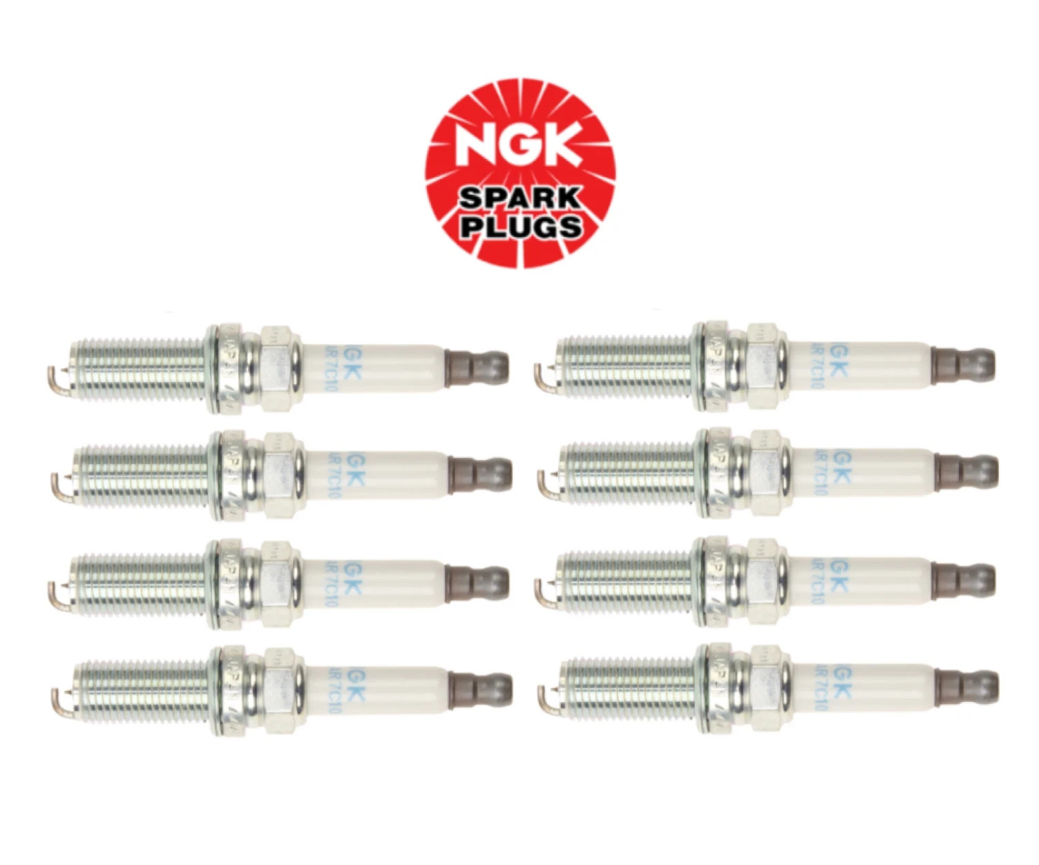 Spark Plug Iridium 8pcs OEM NGK for Land Rover V8 LR4 Range Rover / Sport