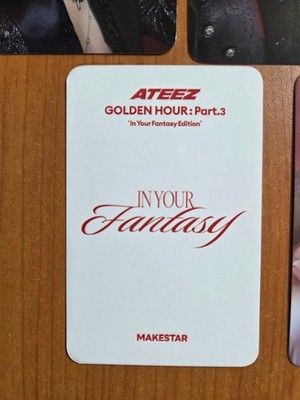 ATEEZ Part.3 MAKESTAR ver.2 ヨントントレカ8枚セット ATEEZ] GOLDEN HOUR : Part.3 Makestar Lucky Draw Photocard | eBay