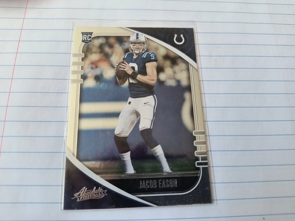 2020 panini absolute football jacob Eason RC - Image 4 of 4