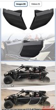 Rear Aluminum Full Doors for Can-Am X3 MAX 2017 Heavy Duty Aluminum Metal Full