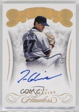 2018 Panini Flawless Legendary Signatures Gold 2/5 Tom Glavine Auto HOF 05bt