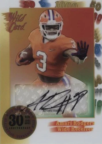 2021 Wild Card Nationals Amari Rodgers #30TH-21