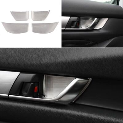 Inner Door Bowl 4PCS Cover Trim Silver Titanium For Honda Accord 10th 2018-2022