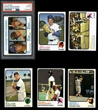1973 Topps Baseball Complete Set (660) Avg Card EX-MT Schmidt RC PSA 6 Mays Ryan
