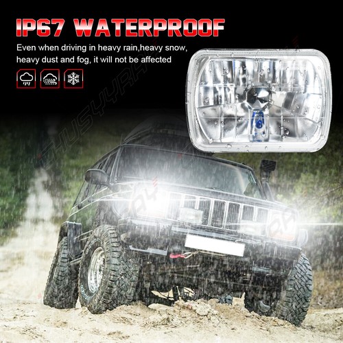 a Pair 7x6 5x7 led headlights Hi/Lo For Toyota Hilux 1988-1997 Pickup 1982-1995 - Picture 5 of 16