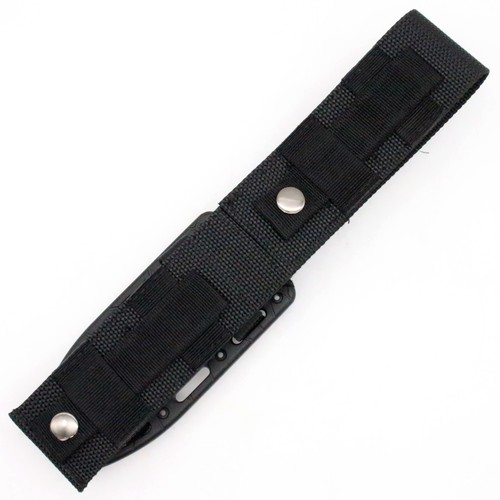 SCHRADE SCHF40 Full Tang Military Fixed 5.10" Black Blade Discontinued Serrated - Picture 13 of 14