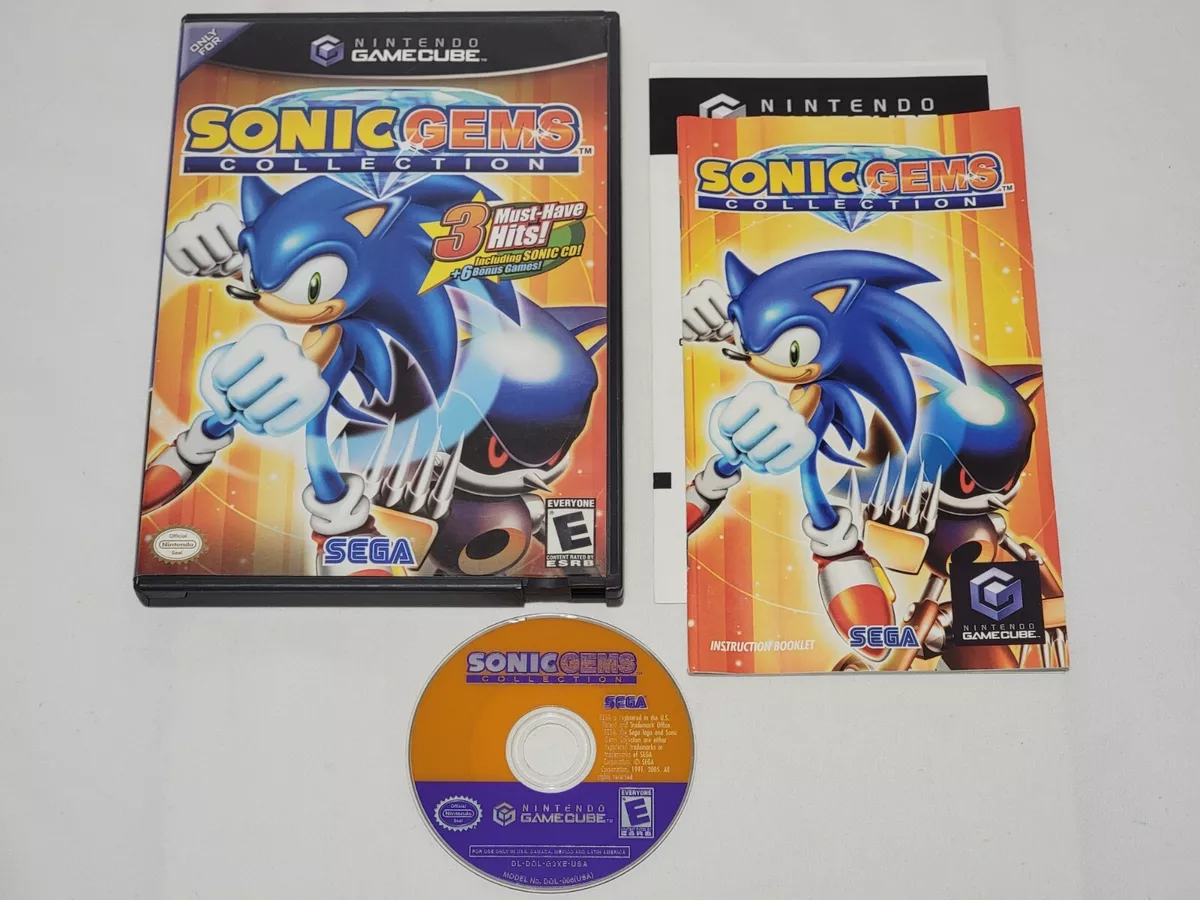 Brand New SONIC GEMS COLLECTION Nintendo GAMECUBE Game SEALED