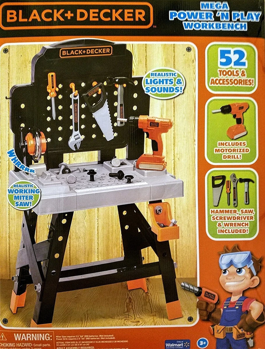 Black and decker mega power sale and play workbench