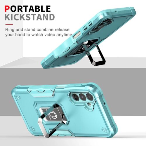 Für Samsung Galaxy A26 5G Handyhülle Defender Metall Ring Magnet Ständer Cover - Bild 3 von 44