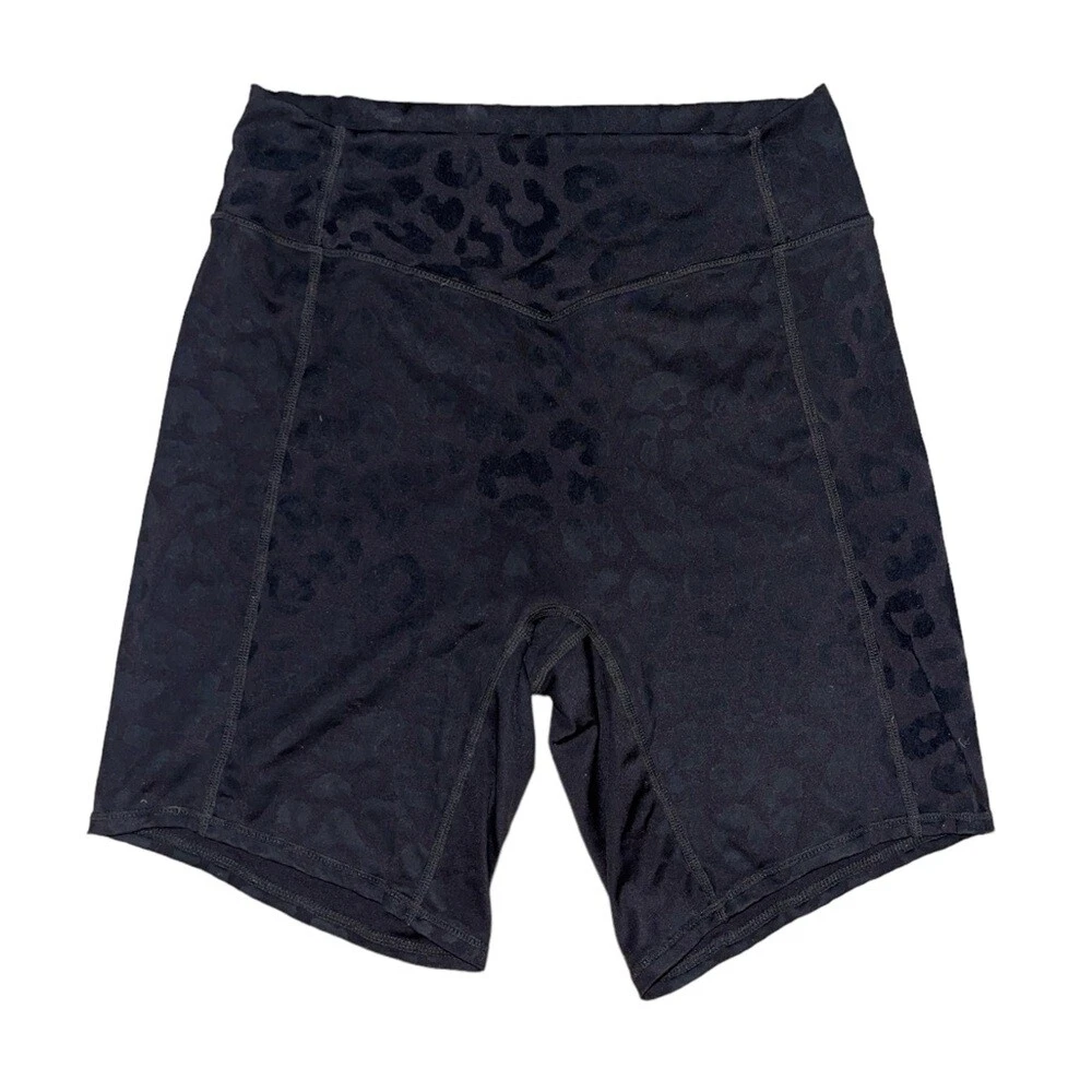 NEW BALANCE Balance Athletica Rider Biker pantaloncini ascend stampa leopardata nera taglia M