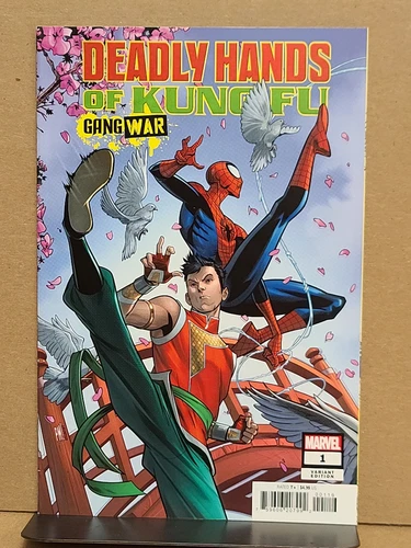 DEADLY HANDS OF KUNG FU GANG WAR #1 25 COPY INCV PACO MEDINA MARVEL PRH 9.0