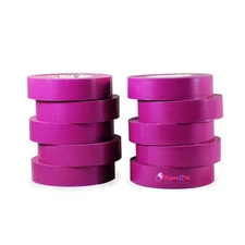 TapesSupply 10 Rolls Pack Purple Electrical Tape 3/4" x 66 ft