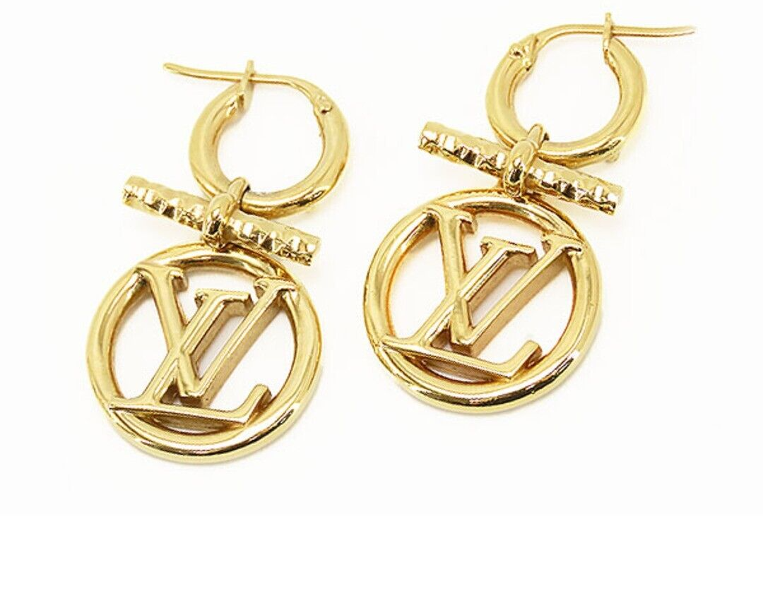 LOUIS VUITTON M00613 earring Bookle Dreille Baby Louise Metal | eBay