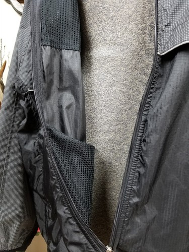 SPEEDO Sport system MENS Size L Jacket Black Grey - Picture 10 of 12