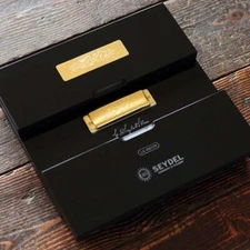 Seydel 1847 L.E 170th Anniversary Key of C Diatonic Gold Harmonica LIMITED EDITI