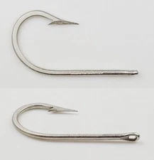 Mustad Needle Eye Hooks 7694-9/0-10 Big Game Saltwater Hook Made in Norway Stock