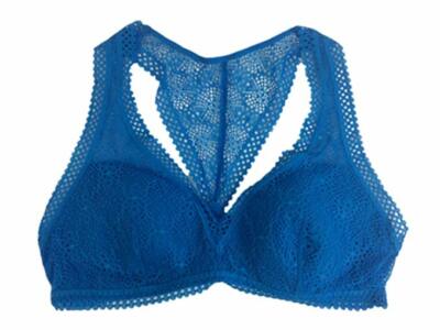 bright blue bralette