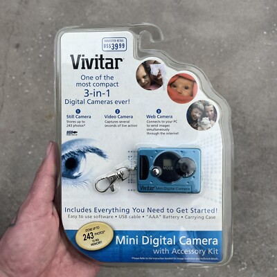 Innovage Mini USB Digital Camera Still Video Web 3-in-1 Camera W/ Accessory Kit
