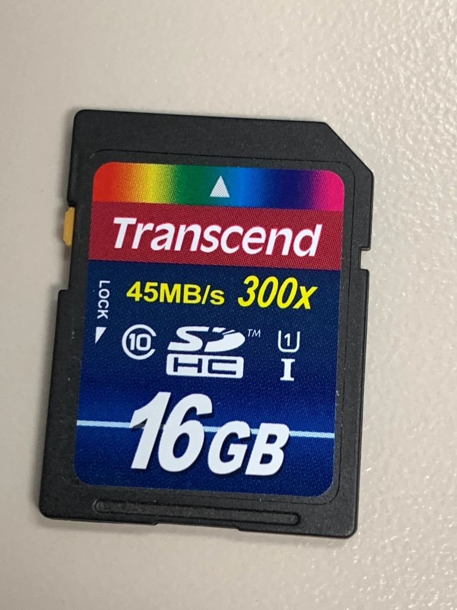 Preços baixos em Transcend SDHC UHS-I 16 GB Cartões de Memória da