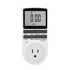 Digital Timer Switch Socket Digital Electronic Timer Switch LCD Display D7L1