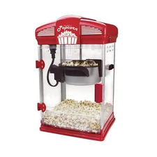 West Bend Hot Oil Theater Style Popcorn Popper Machine with Nonstick Kettle I...