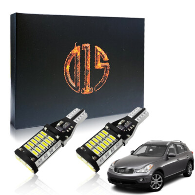 White 921 W16W LED Reverse Light Bulb for 2008-2013 Infiniti EX35 2014-2017 QX50