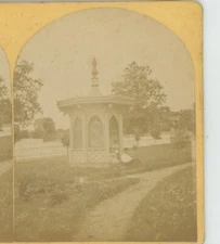 Morisson Summer House Bellevue PA J.W. Morrison Stereoview c1870