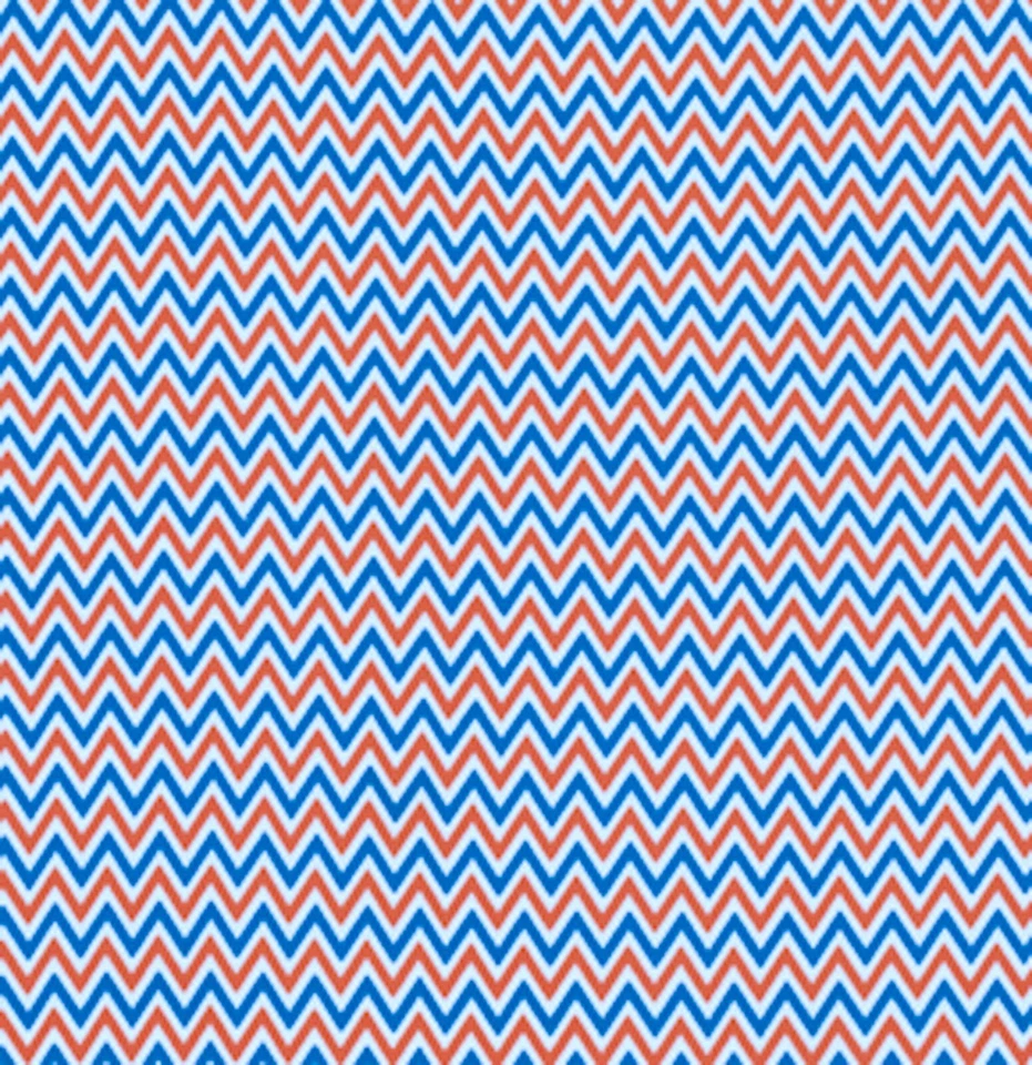 Fox Playground -Chevron- Dena Designs PWDF192 Aqua - BTY - Image 3 of 4