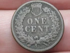 1885 Indian Head Cent Penny- Fine Details