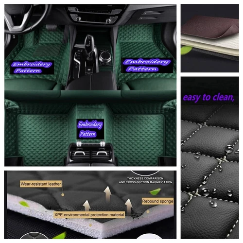 Fit Ford Crown Victoria Fusion Taurus Car Floor Mats Auto Carpets Waterproof Mat - Imagen 19 de 41