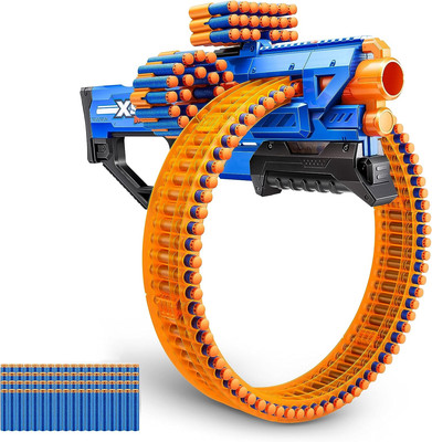 X-Shot Insanity Mega Barrel by w/ 72 Darts, Air Pocket Technology & Dart Storage