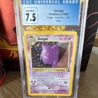 Pokémon Gengar 5/62 Fossil Unlimited Holo Rare CGC 7.5 1999 TCG Card