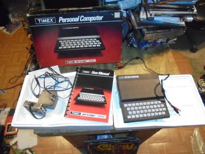 Timex Sinclair 1000 Personal Computer w/ accessories! Untested - Clean