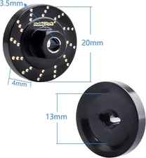 Brass Wheel Weights Spacers Extended Wheel Hex Hubs Offset for TRX4M Upgrades