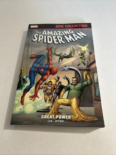 Epic Collection: Amazing Spider-Man 1: Great Power (1) paperback Ditko, Lee New