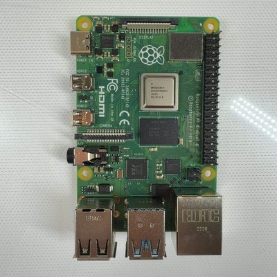 Raspberry Pi 4 Model B Single Board Computer 2018 with Case and Power Cable