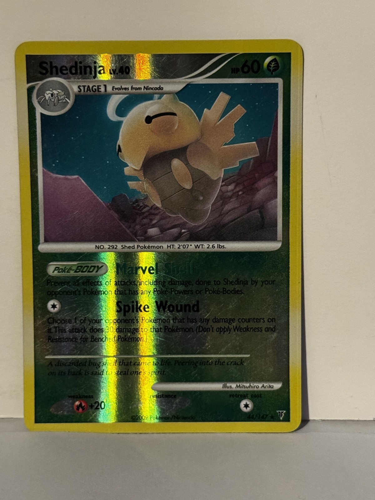 Shedinja Reverse Holo 44 Supreme Victors LP Pokemon Fast Ship