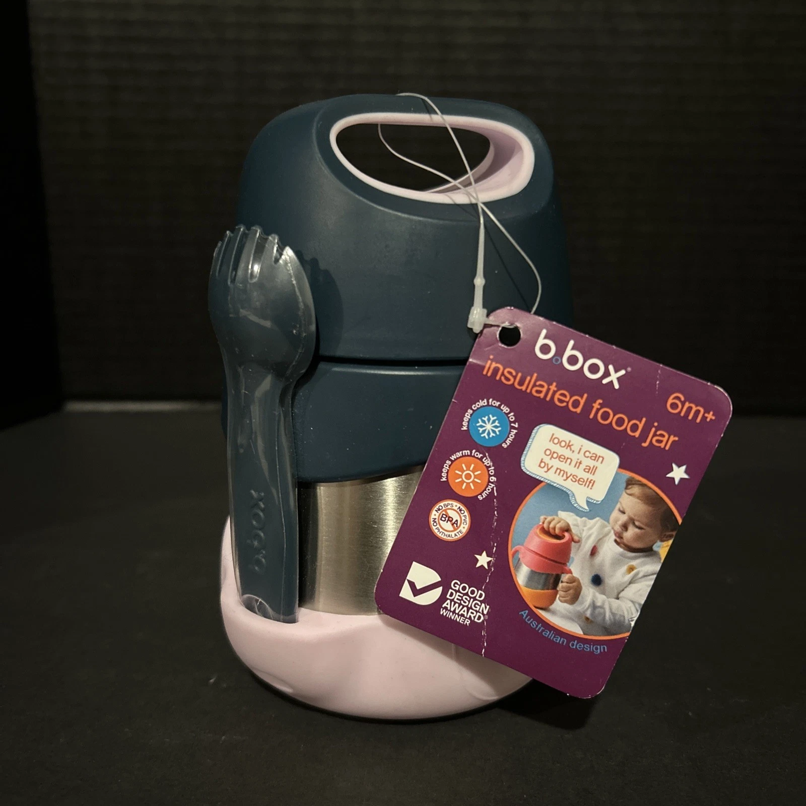 b.box Vacuum Insulated Food Jar Cold Insulation Lunch Box Baby Gift [b.box Genui
Opens in a new wind