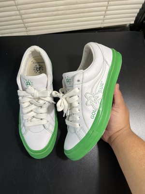 Converse Golf Le Fleur x One Star Ox Kelly Green Size 8 Worn Once