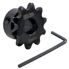 Saelno 35 Roller Chain Sprocket Type B 12mm bore 10 Tooth, Hardened Antirust...